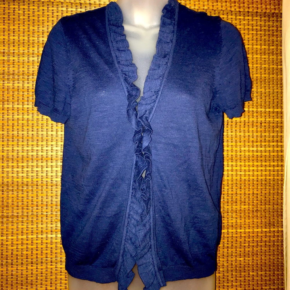 Navy cardigan
